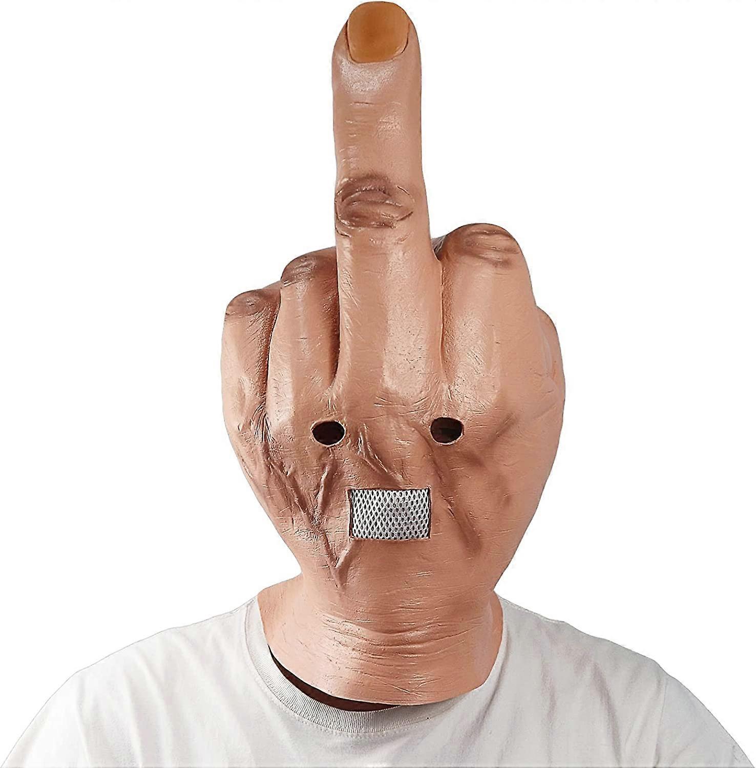 Creepy finger mask halloween costume