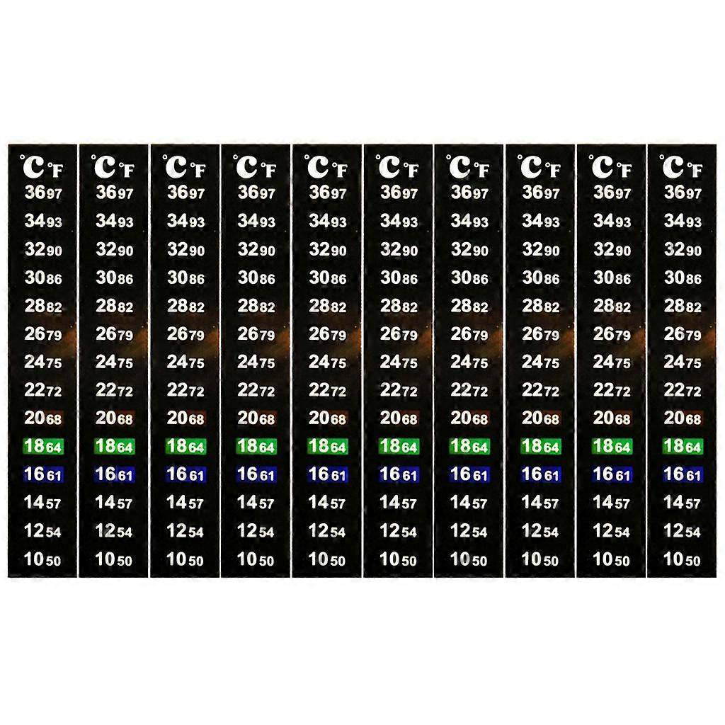 Sticker Temperature Thermometer Digital Display Strips 50-97F 10-36C 1/10Pcs