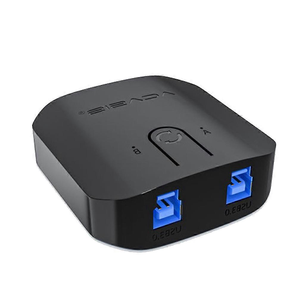 Portable Mini 2in1 Sharing Switch Converter Splitter Device Hub for Office