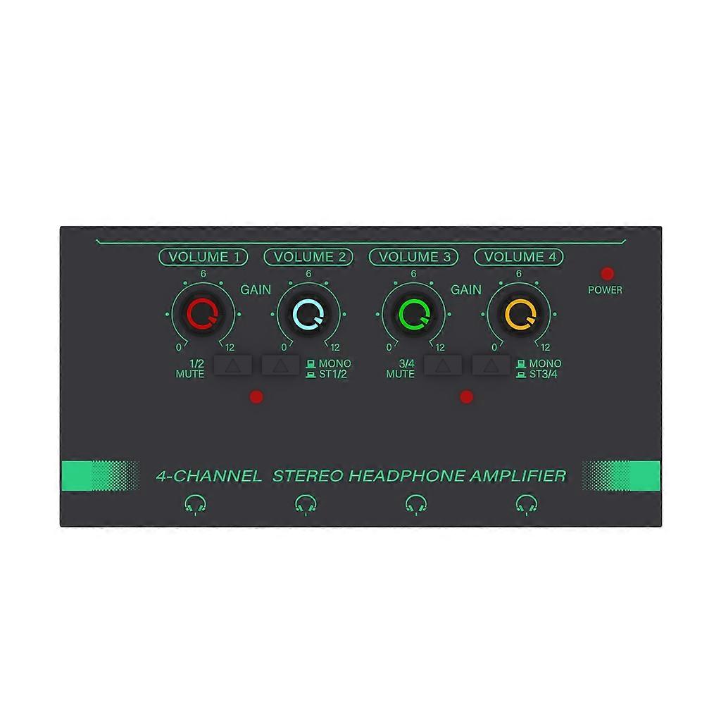 GAX-PX400 Metal Stereo Headphone Amplifier Mono/Stereo Button Amplifier