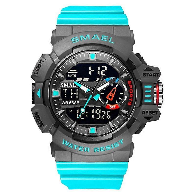 SMAEL Yellow Sports Electronic Digial Watches Men Alarm Clock Dual Time  Watch relogio masculino reloj hombre montre