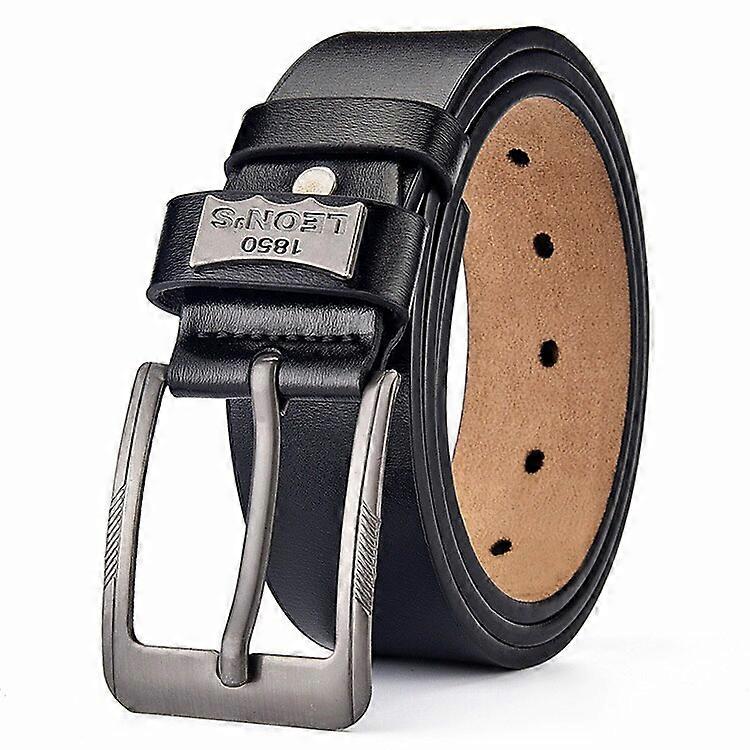 LEONS Buckle Leather Casual Jeans Belt Men High Quality Retro Luxury Male Strap Cintos 3 Colors 2023 NEWBelts