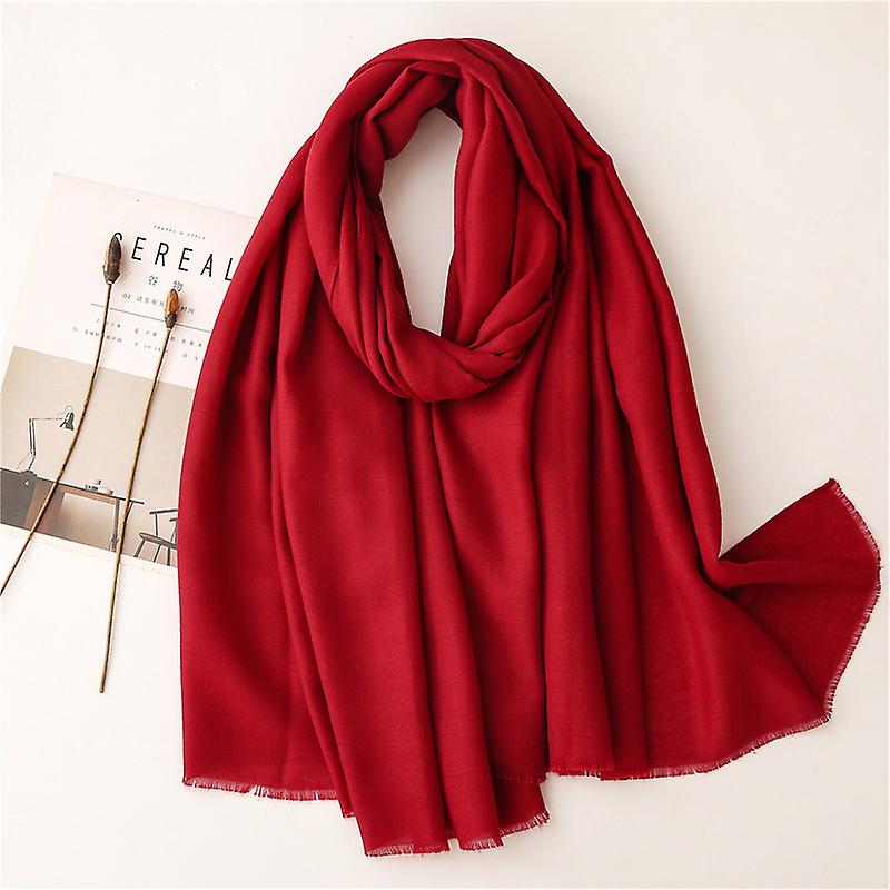 Korean Fashion Hemp Cotton Feel Soft Monochrome Printing Dual-use Thin Winter Long Gauze