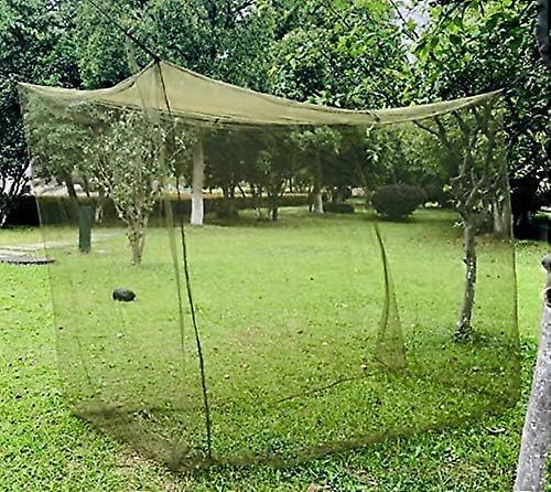 Moustiquaire Portable Military Green Tactical Net pour le camping pour un lit double