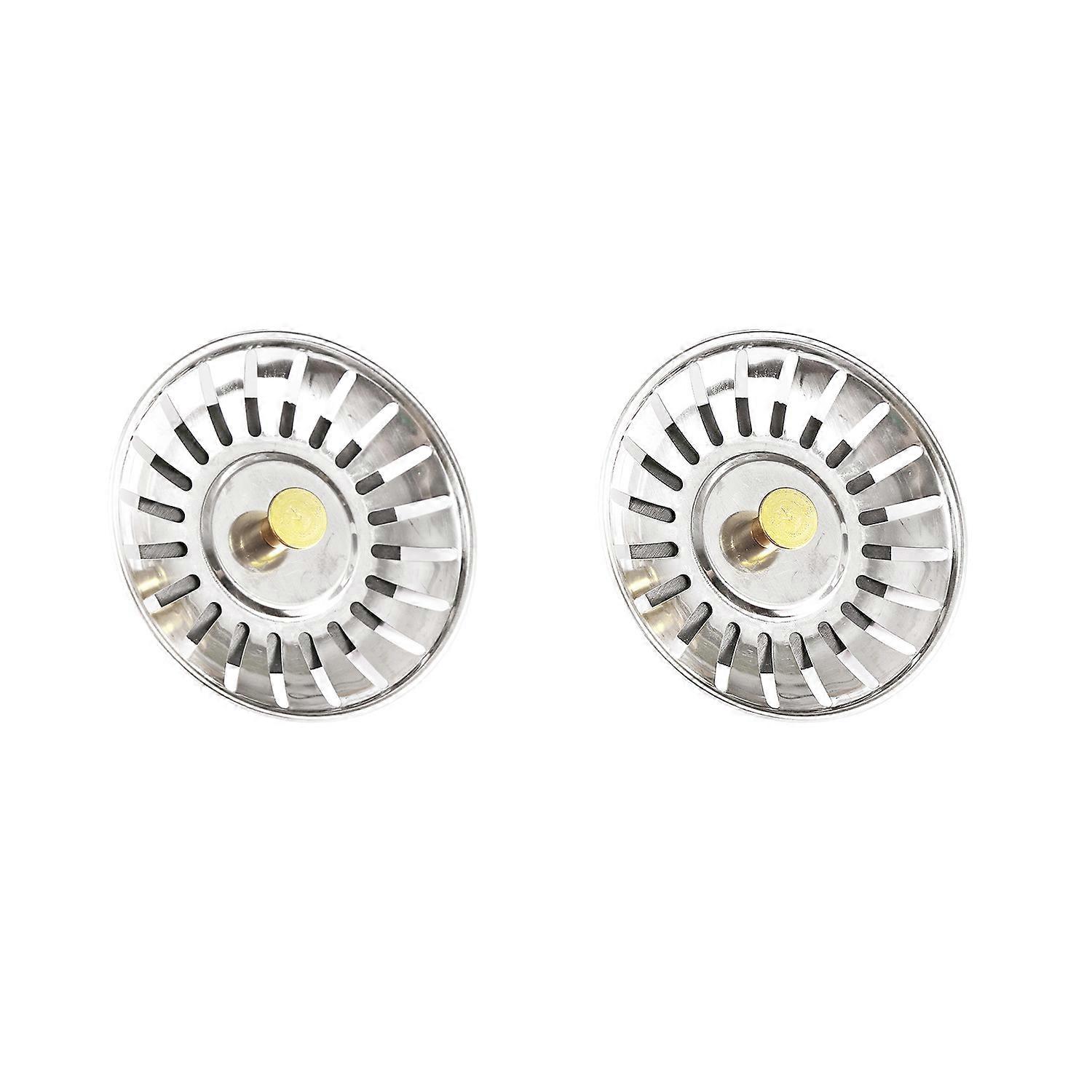 Manual sink drain basket diameter 80 mm 2 pcs