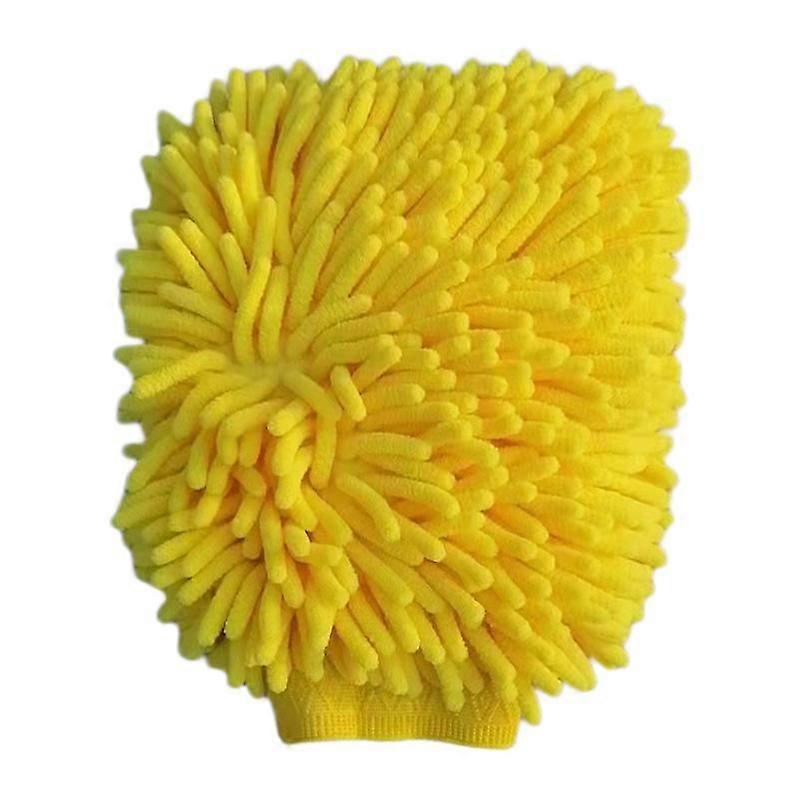 car wash toolyellow Microfiber Wash Mitt, 2 Pack