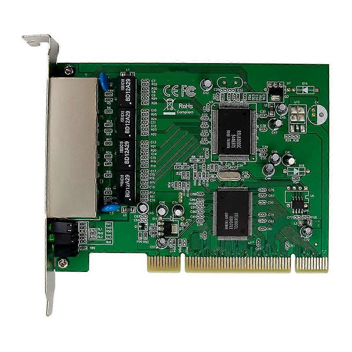 Pci Fast Ethernet 10/100mbps Rtl8305sc+rtl8100cl Chipset -port Rj45 Network Switch Lan Card