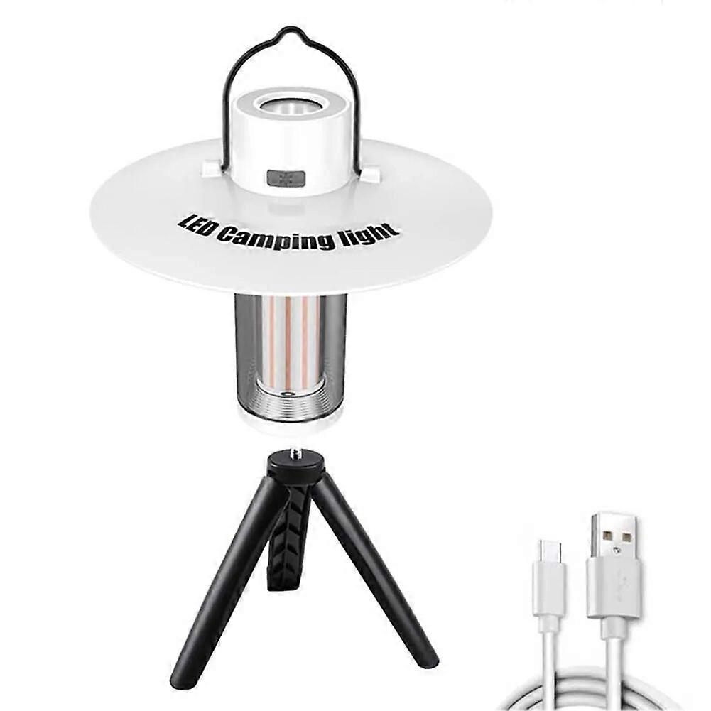 2000mAh Camping Lantern with Bracket 5Lighting Modes LED Atmosphere Light Flashlights USB Rechargeable Waterproof Emergency Lamp