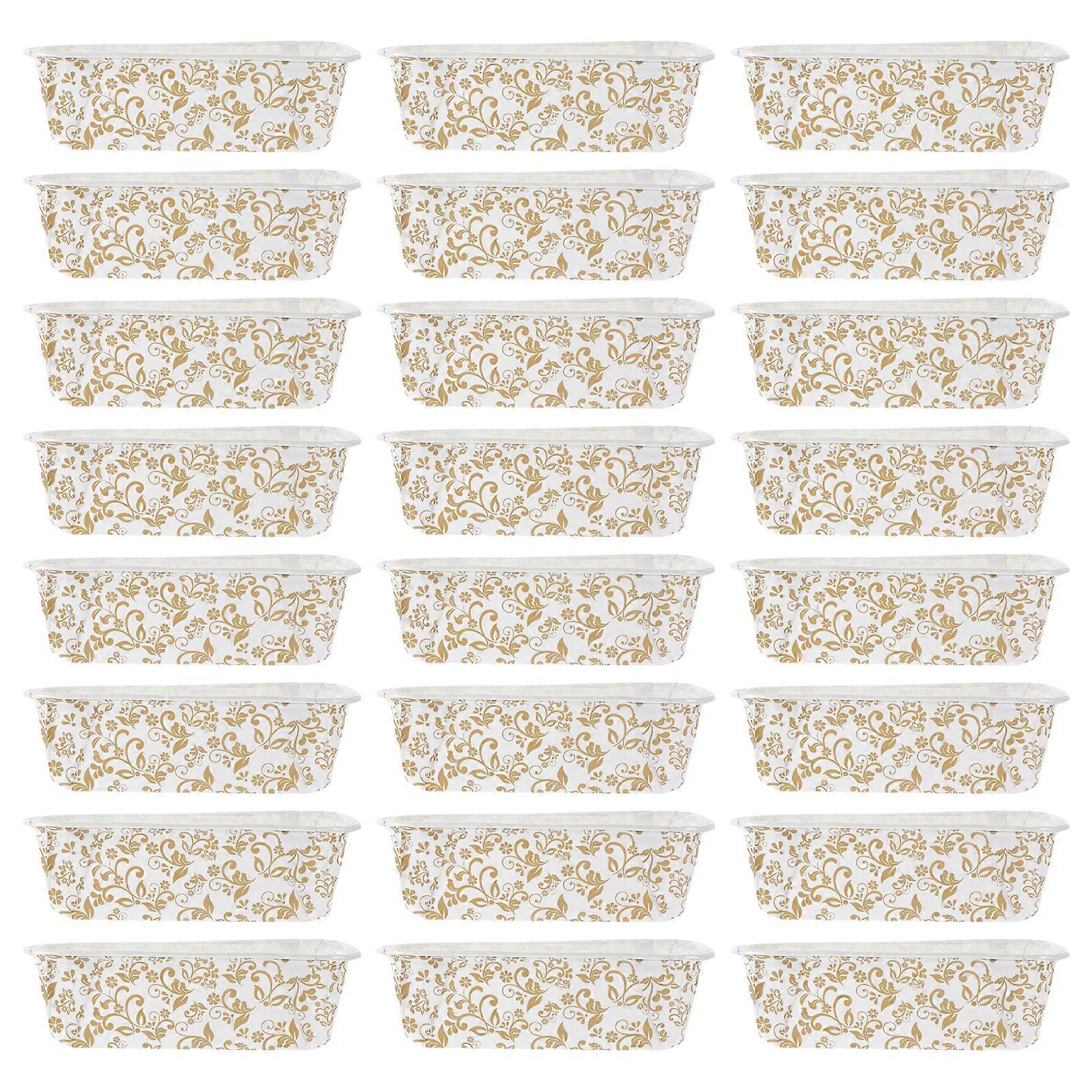 50 Stück Tassenkuchen Pappbecher Papp-Cupcake-Förmchen Brot-Liner Boot Cupcake-Förmchen Cupcake-Wrapper Muffin-Wrapper