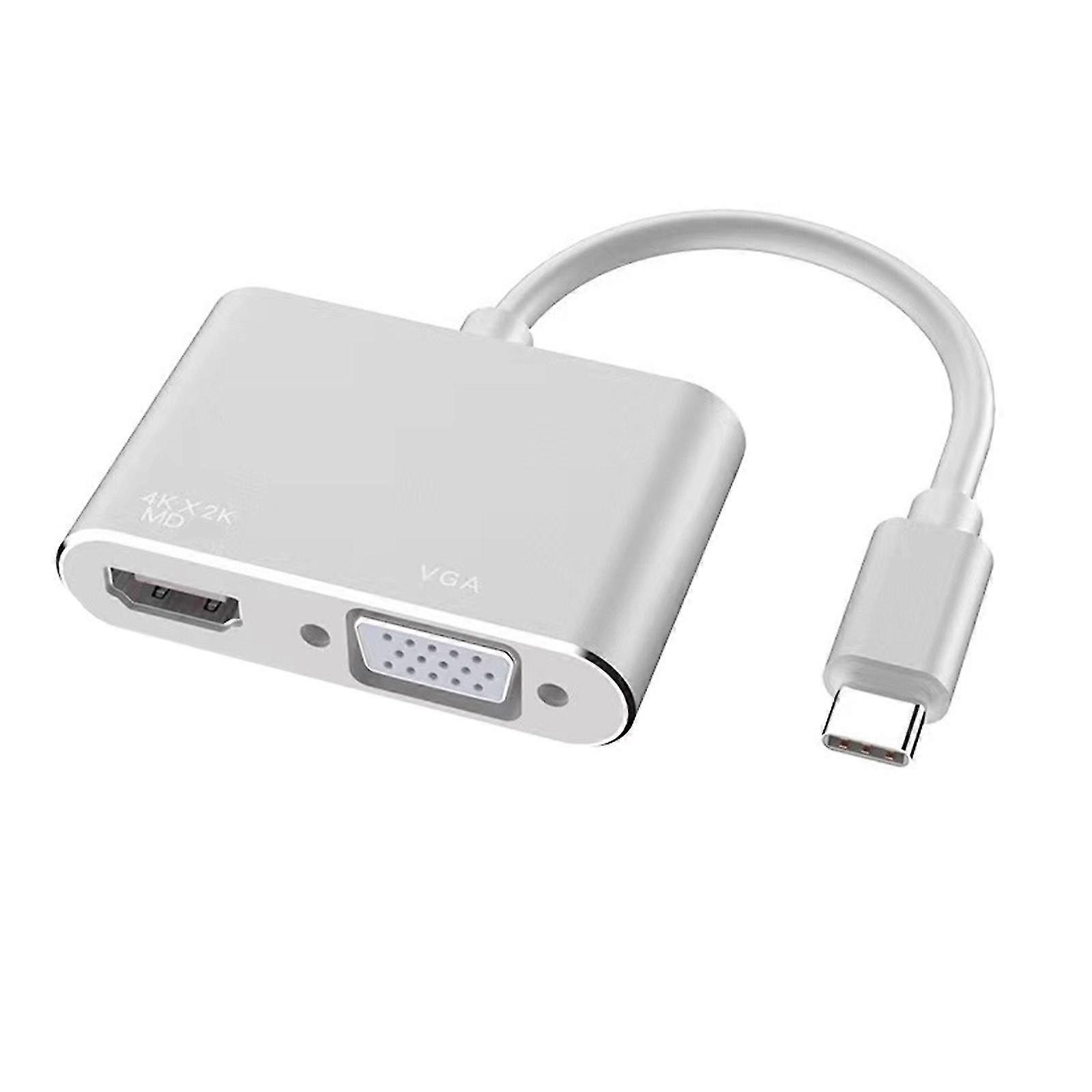2-in-1 Docking Station Typec To Vga- For Docking Station Usb Type