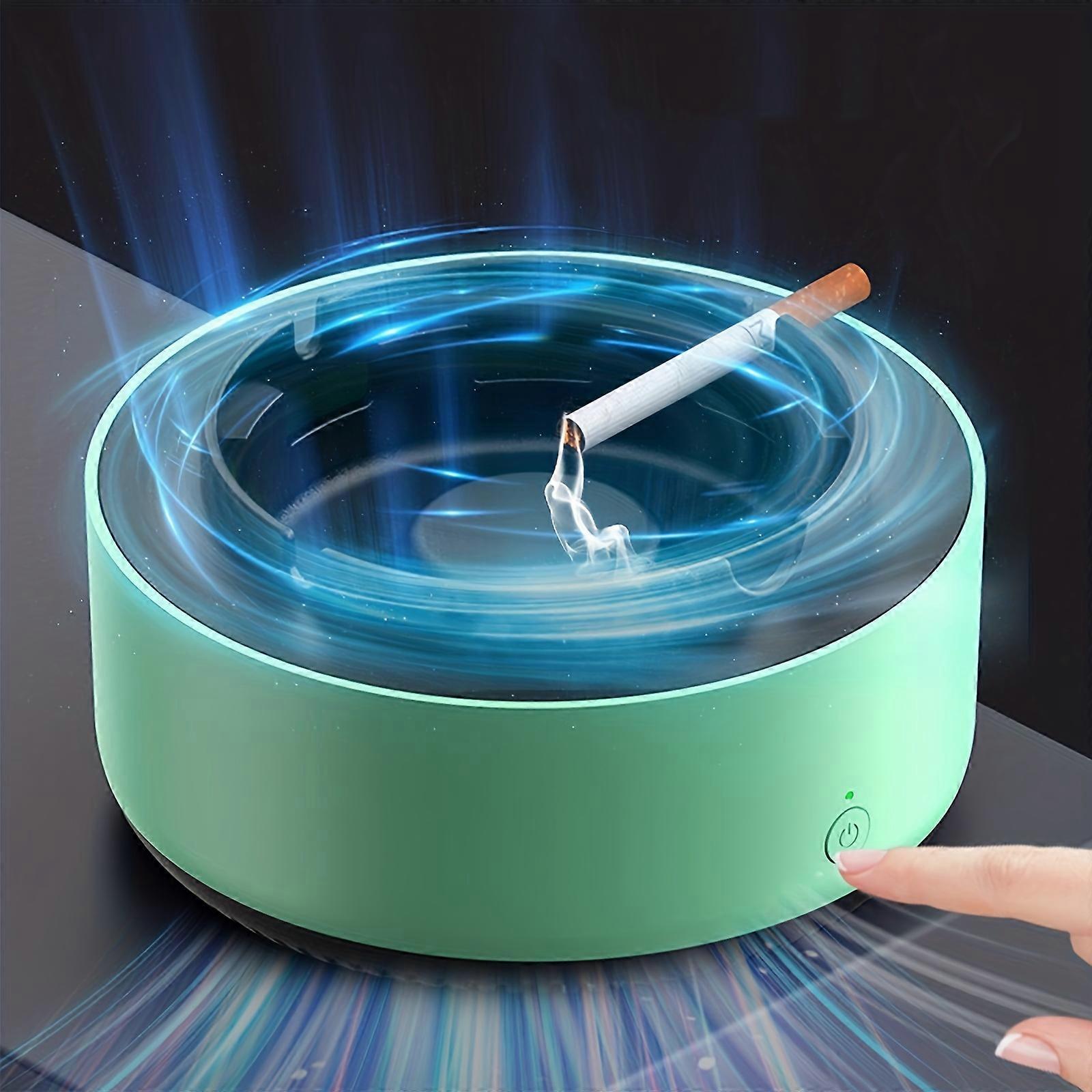 New style 1pc, Smart Cigarette Ashtray Air Purifier, Remove Secondhand Smoke And Tobacco Odor Instantly, Batteries Not Included, Smoking Accessories