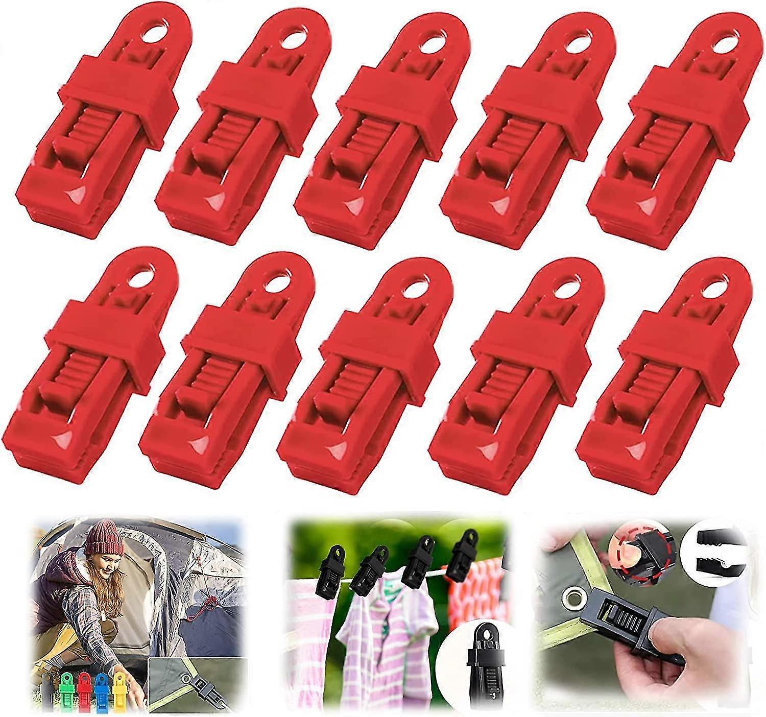 Adjustable Heavy Duty Tarp And Shade Cloth Latches, Windproof Shade Cloth Plastic Clips, Reusable