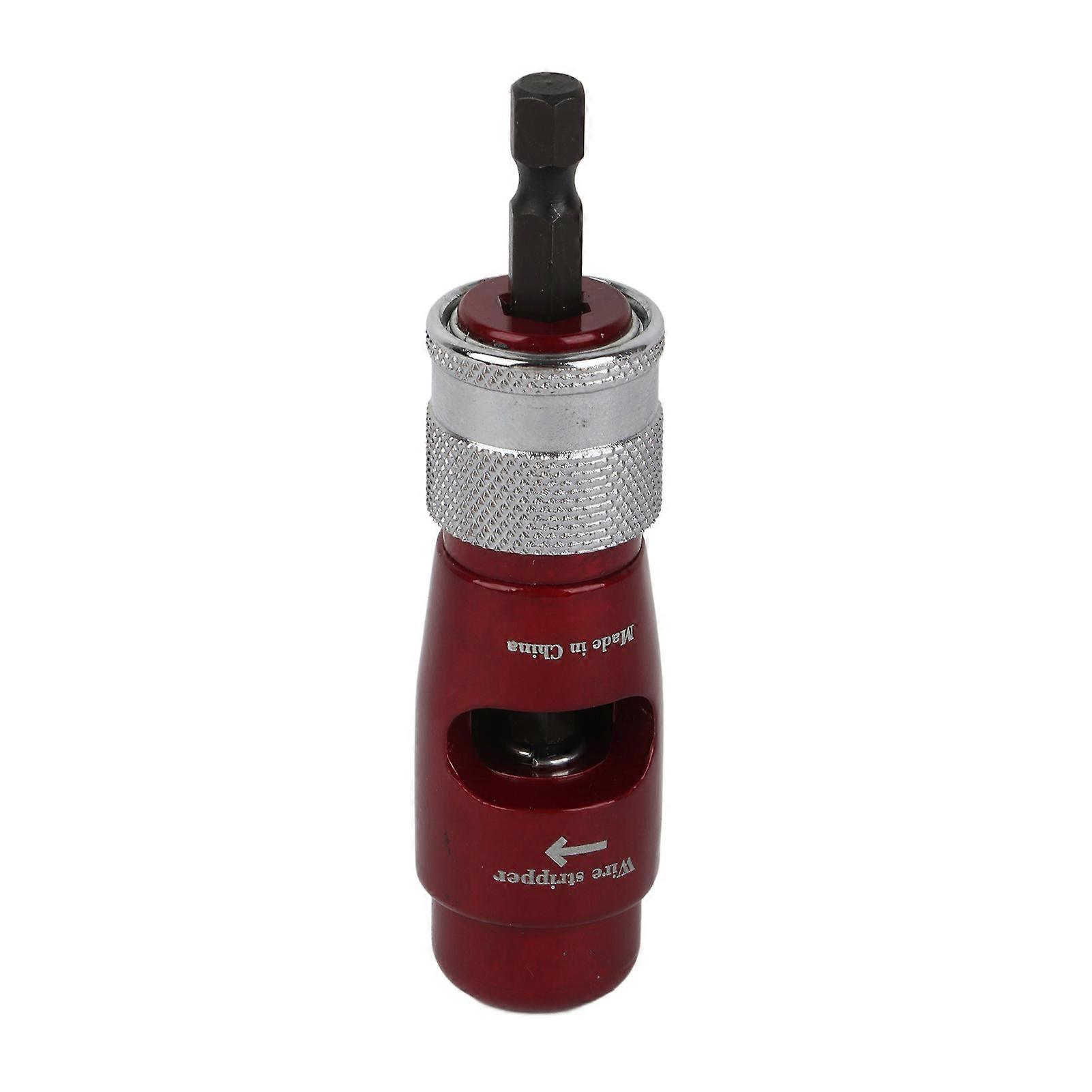 6 Square Cable Stripper Electrical Wire Stripping and Twisting Tool Aluminum Alloy Handheld Power Drill Stripper