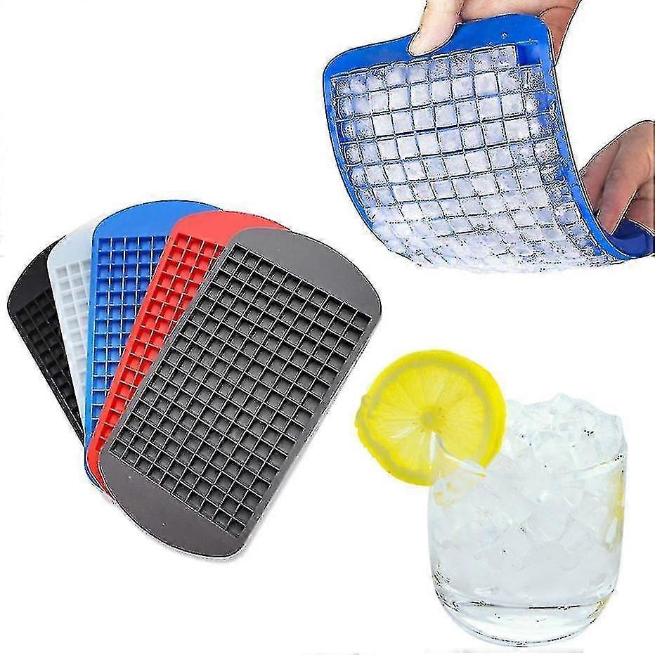 160 Grid Ice Cube Tray Silicone Bar Mini Ice Cubes Small Square Mold Ice Maker Kitchencoffee