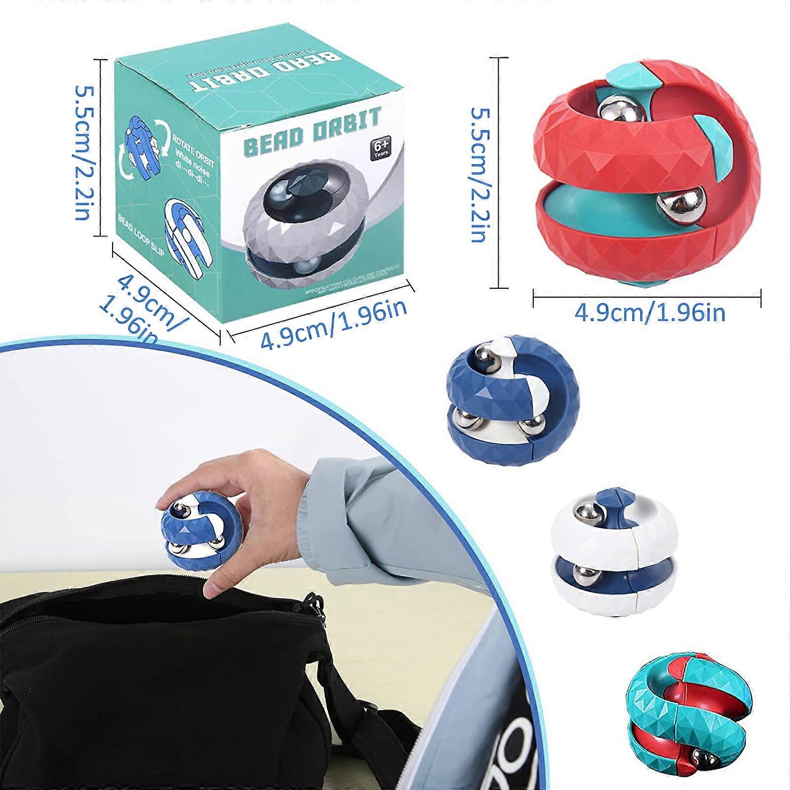 Funny Track Pinball Finger Spinner Unpack The Toy Diamond Ball Orbit Gyro Rubik's Cube