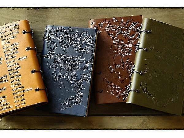 Vintage Pu piele Notebook Scoala Note Cartea de călătorie Notebook-uri zilnice 246 Scoala