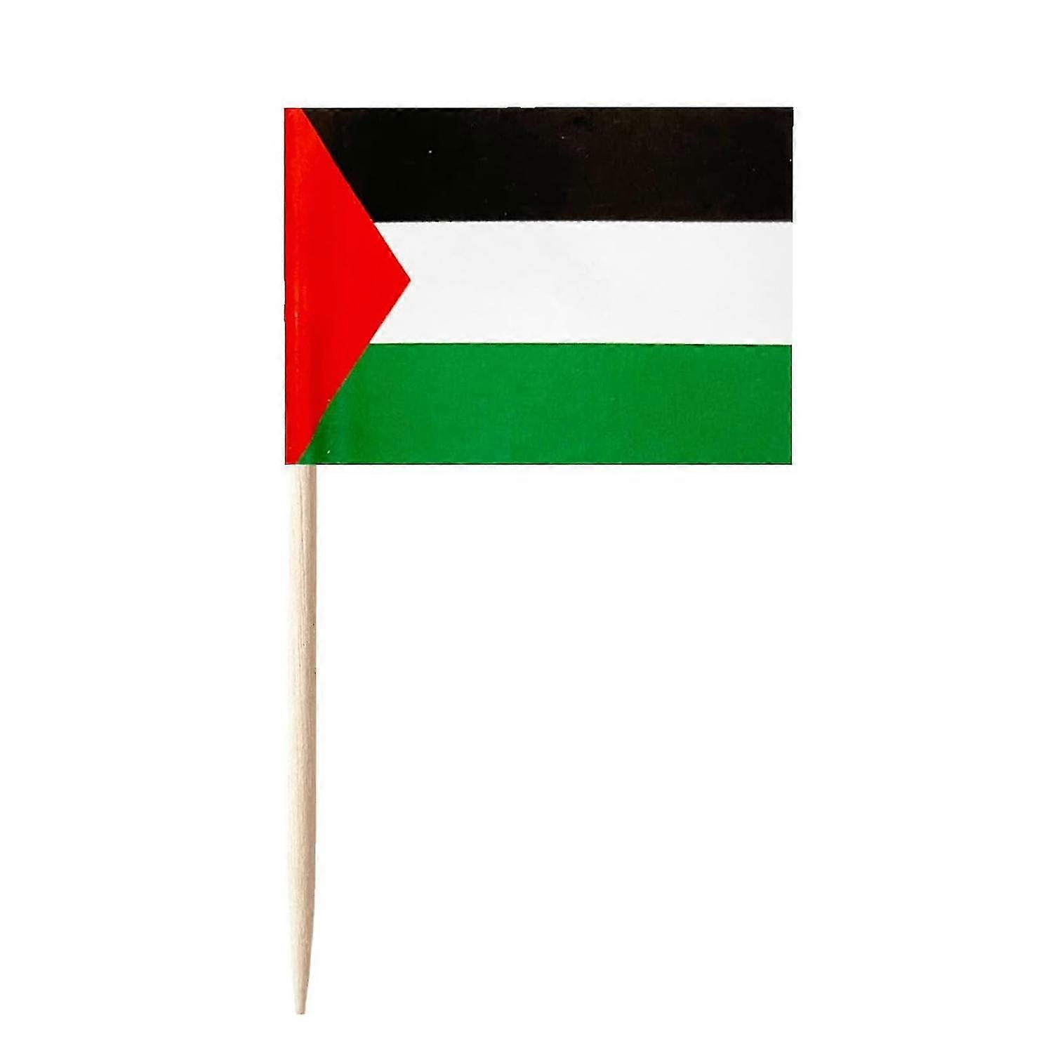 100 قطعة فلسطين المسواك العلم اختيار الفاكهة كب كيك توبر حزب بوفيه جبن ماركر تسمية الغذاء s202412244406