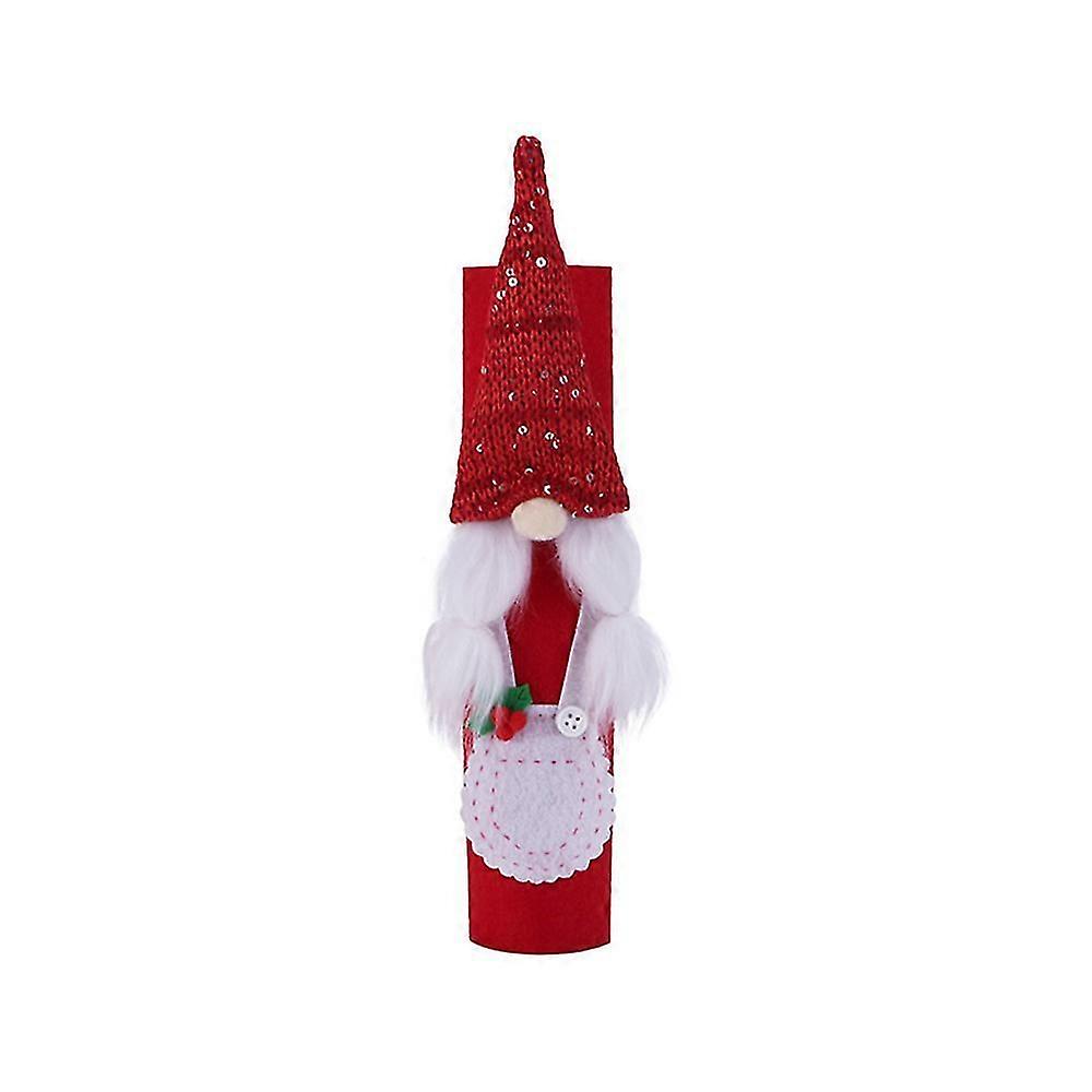 Christmas Refrigerator Handle Covers Xmas Gnome Fridge Door Handle Cover Protector 1/2Pcs