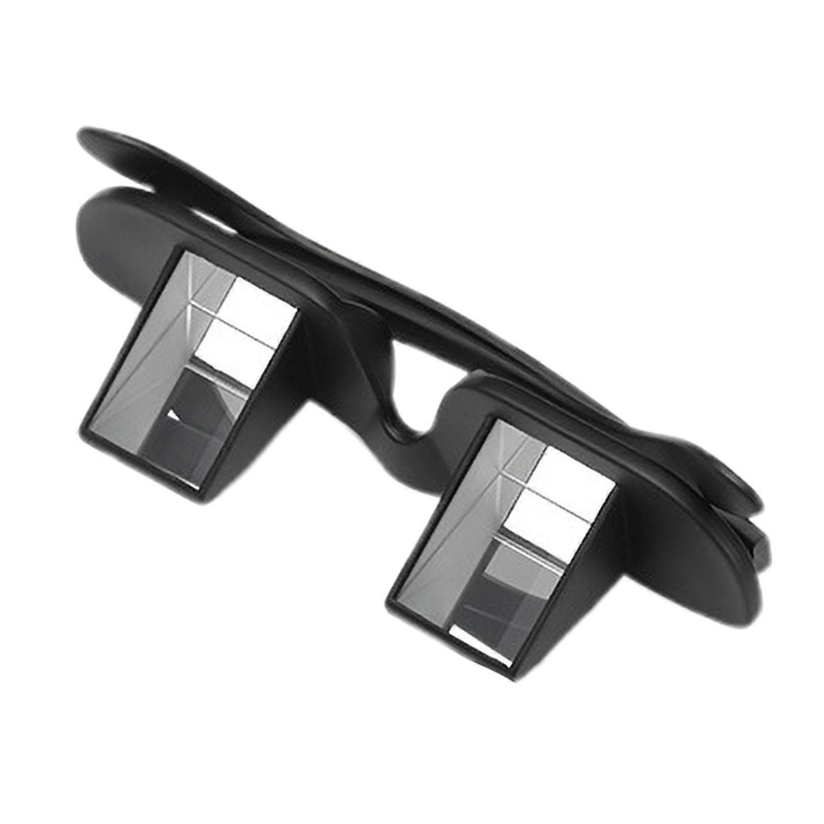 Lazy Glasses for Lie Down Reading Watching TV Glasses in Bed Prism Glasses Horizontal Spectacles Reduce Pressure on Face Rotate View 90 Degrees Glasse