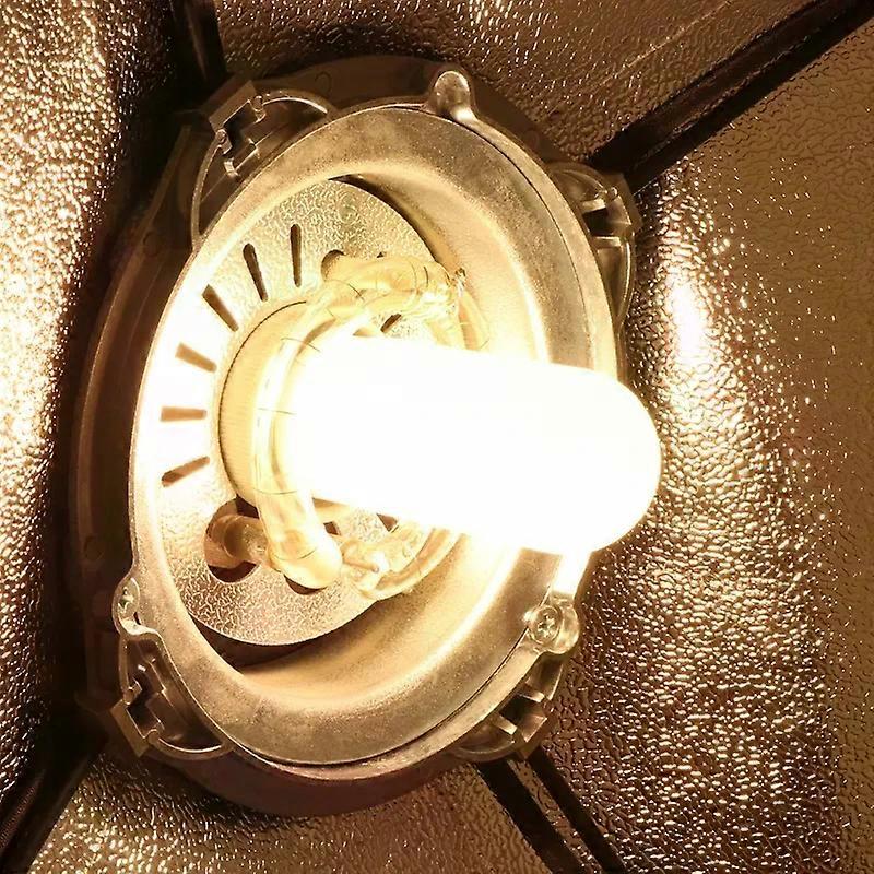 JDD E27 220-240V 150W Studio Photography Flash Bulb Modeling LED Strobe Lamp