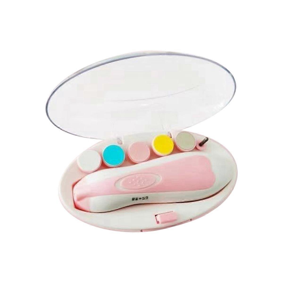 Electric with Soft LED Lights, Nail Trimmer with 6 Grinding Pads.
