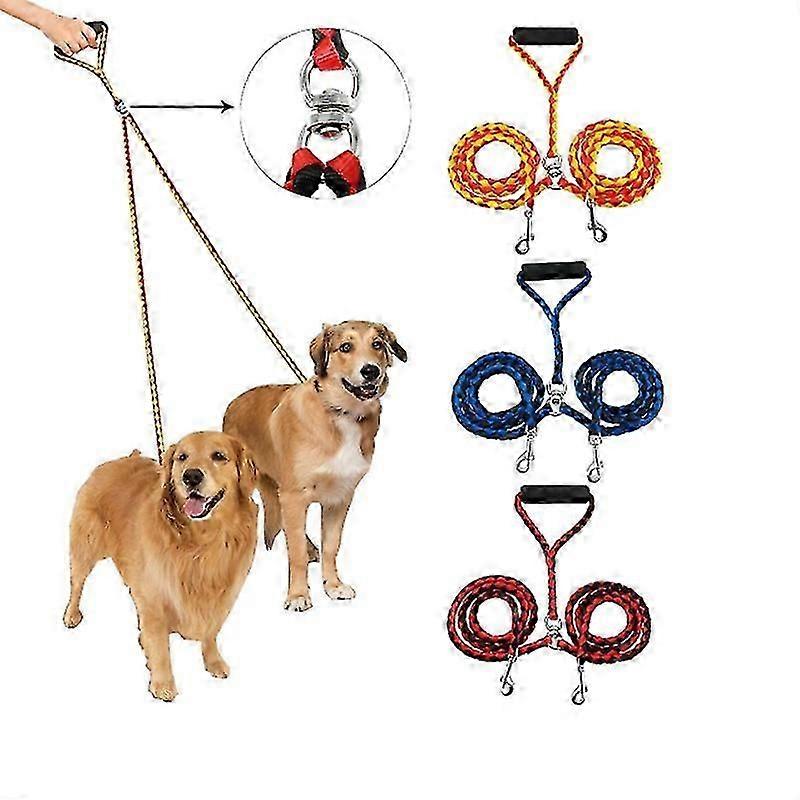 New Models One for two dog leashes for large dog leashes for two dogs