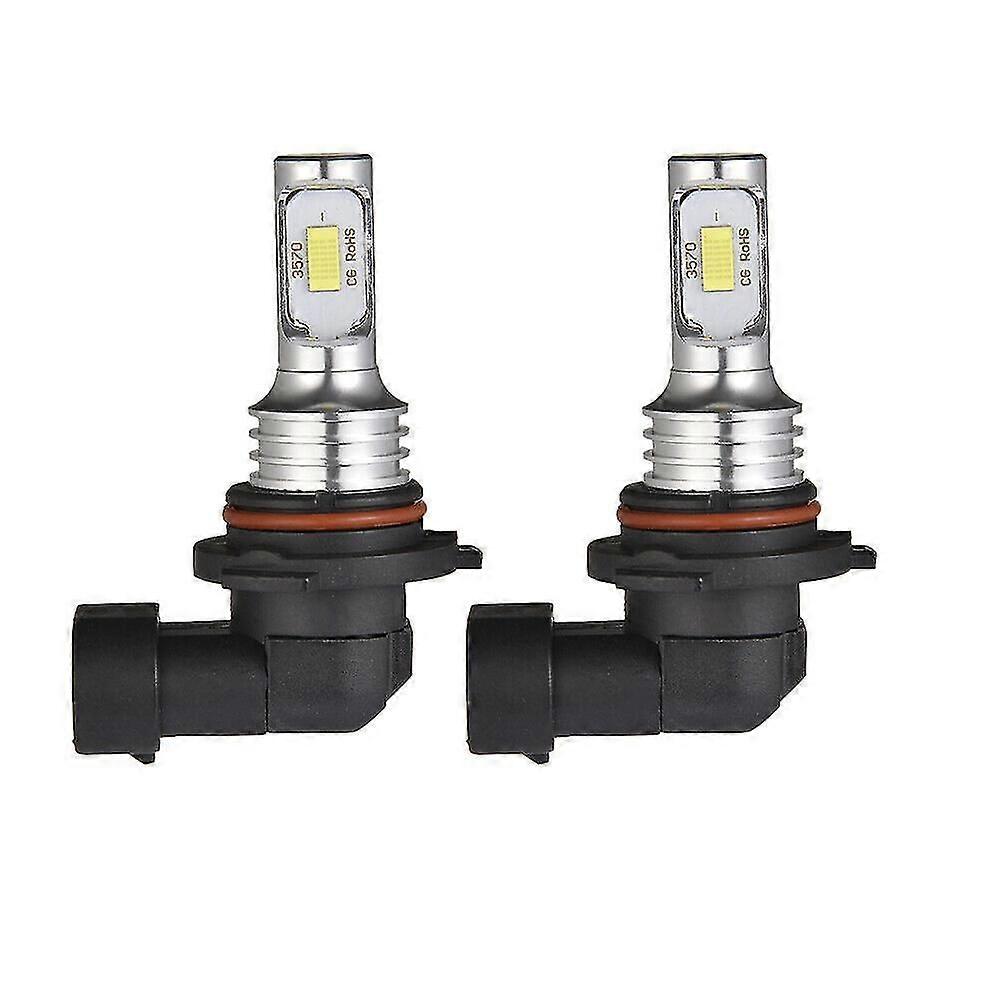 Headlight Bulb, 9005 Hb3 72w 6000k White Headlight Bulb Led Fog Lamp Beads With Decode2pcsblack