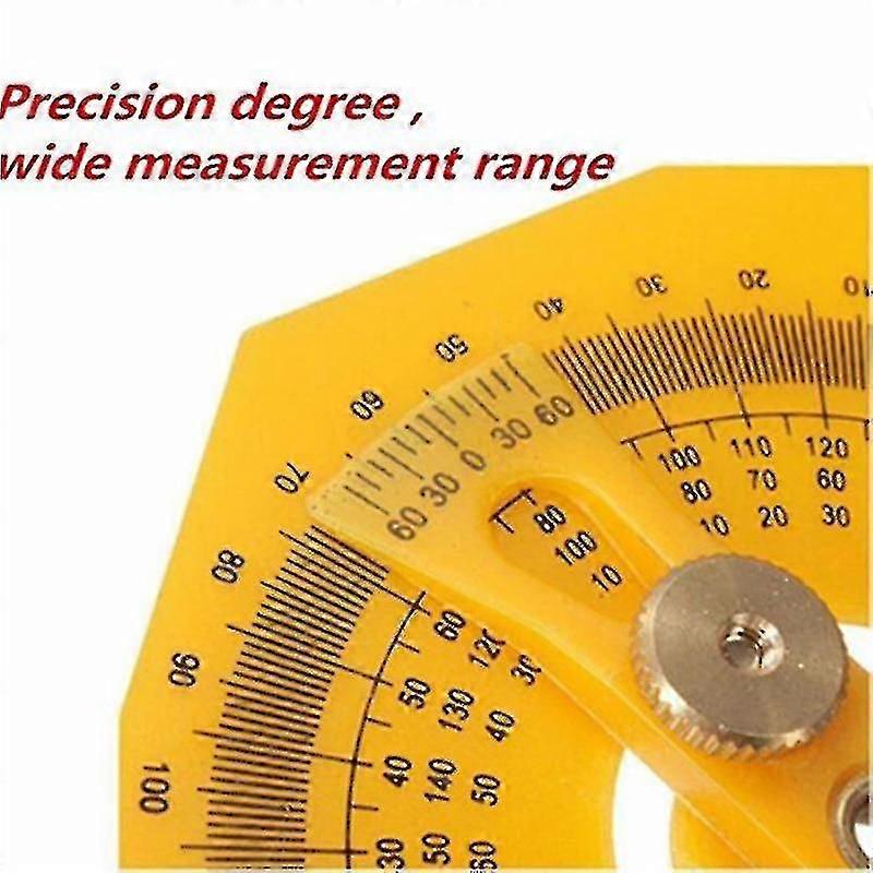 Angle Finder Protractor Adjustable Slide Ruler Guide Positioner Portable (1pcs)