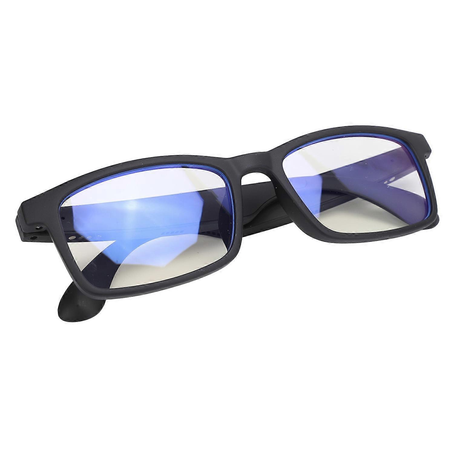Smart Sound Glasses with Mic Blue Light Filter Touch Voice Assistant Outdoor Cycling Bluetooth 5.3 G
