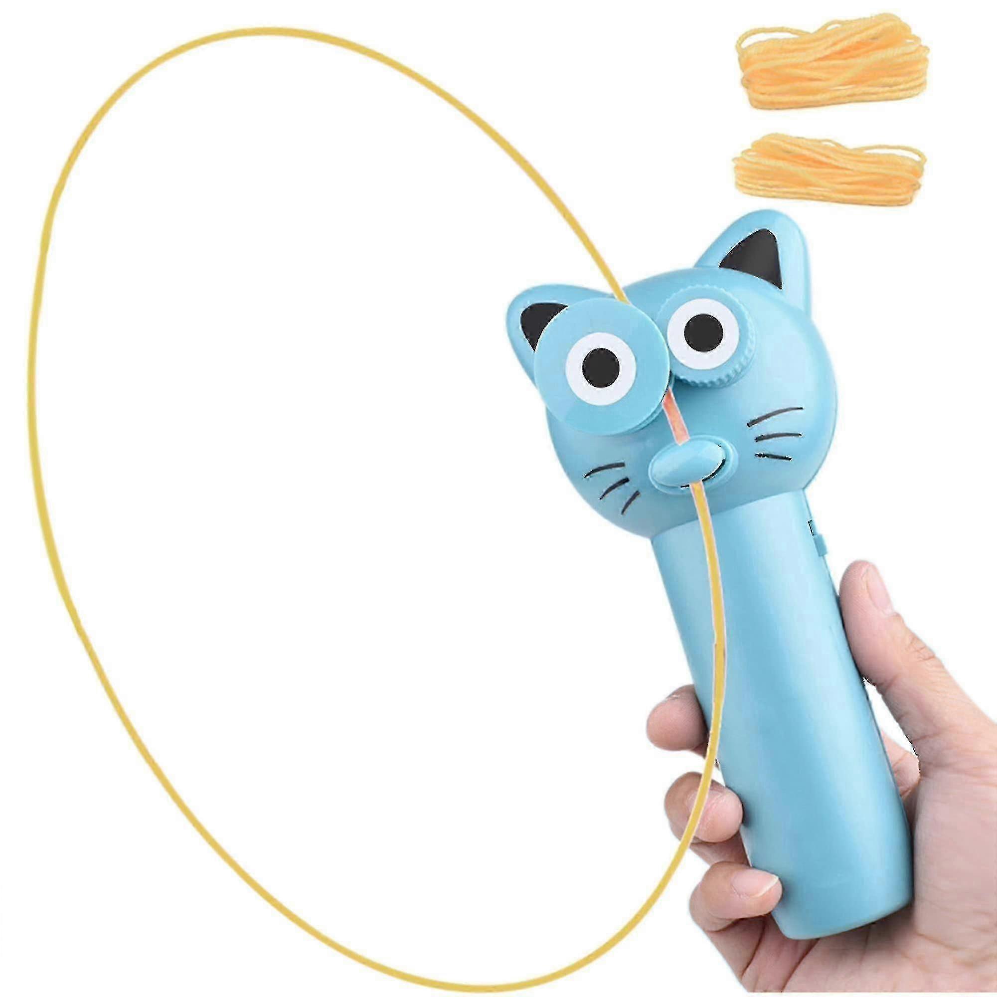 Rope Launcher Toys Launcher Threr Handheld Pet Toy With 1.5m Rope String