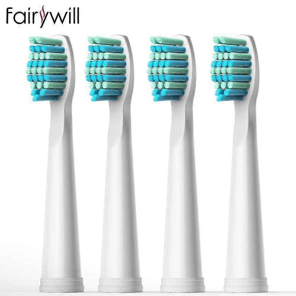 Fairywill Electric Toothbrush Replacement Heads 4pcs