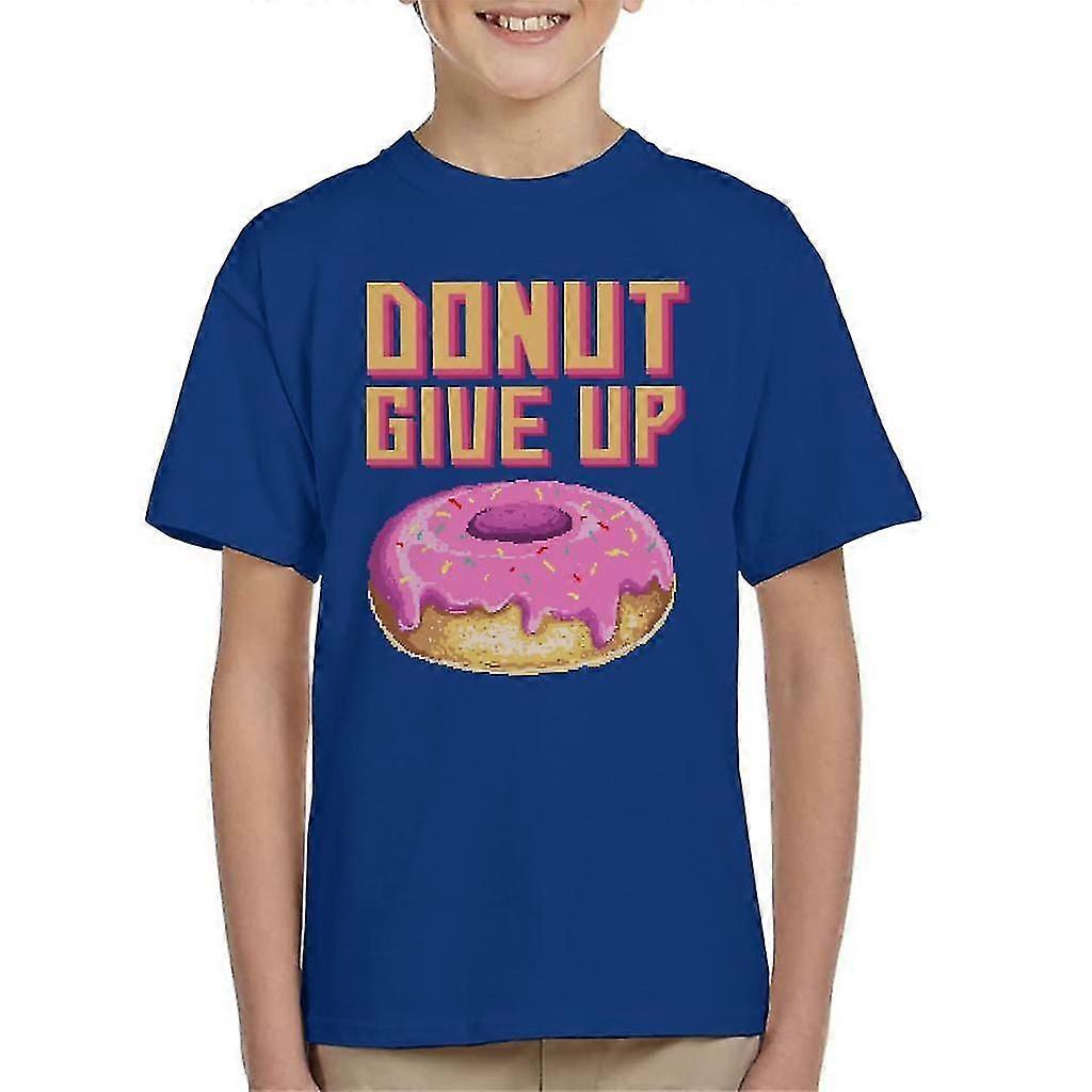 Tricou pentru copii Retro Pixel Donut Give Up