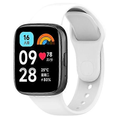 ZRUXE BD-HM 3-254 For Redmi Watch 3 Lite Sports Solid Color Silicone Replacement Watch Band