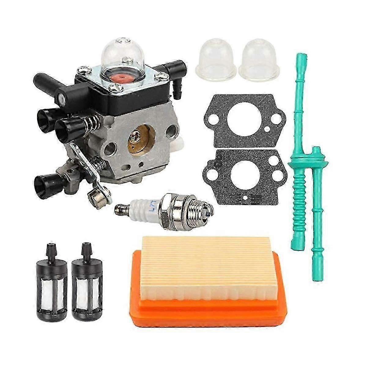 Mm55 Carburetor Kit For Mm55 Mm55c Tiller String Trimmer Parts Replace 4601-120-0600 C1q-s202 C1q-s -a3