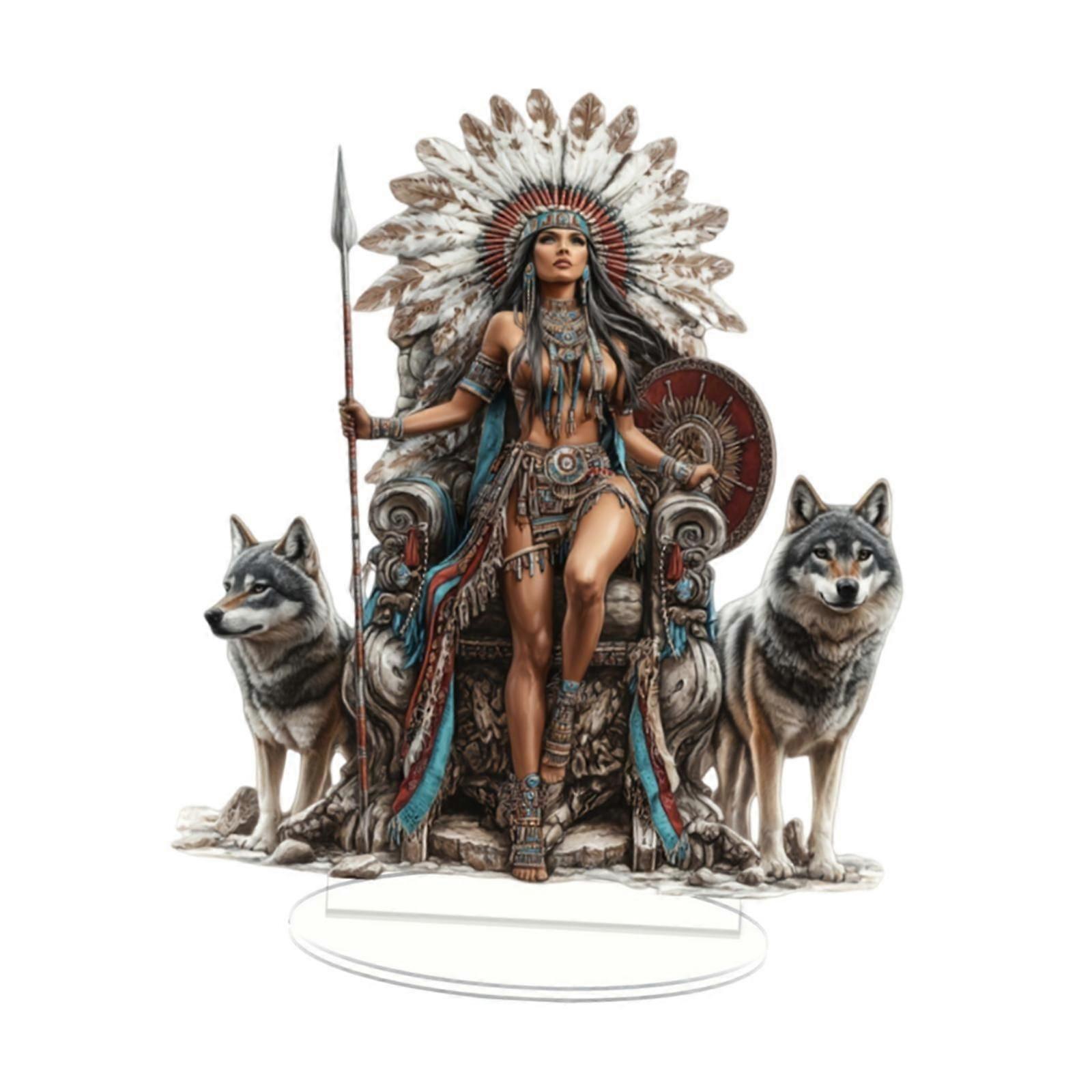 الاكريليك الأمريكيين الأصليين مكتب ديكور الحرف هدية لمكتب غرفة المعيشة داخلية