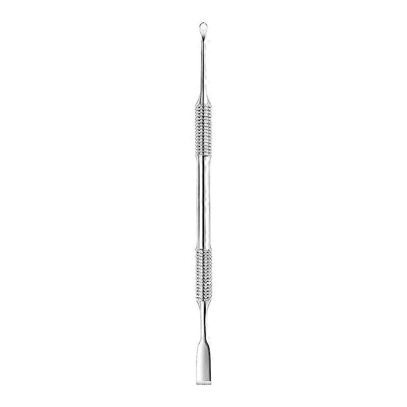 Double-sided cuticle pusher with round shape for nail care