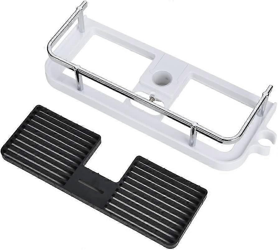 2024 Abs Plastic Adjustable Telescopic Shower Shelf, Bathroom Organizer Soap Holder compatible Storing Shampoo