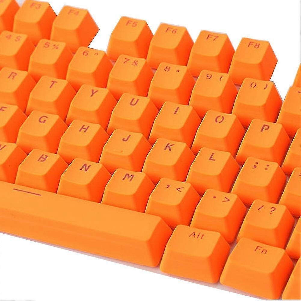 106 Keys PBT Solid Color Backlight Keycaps Replacement for Mechanical Keyboard