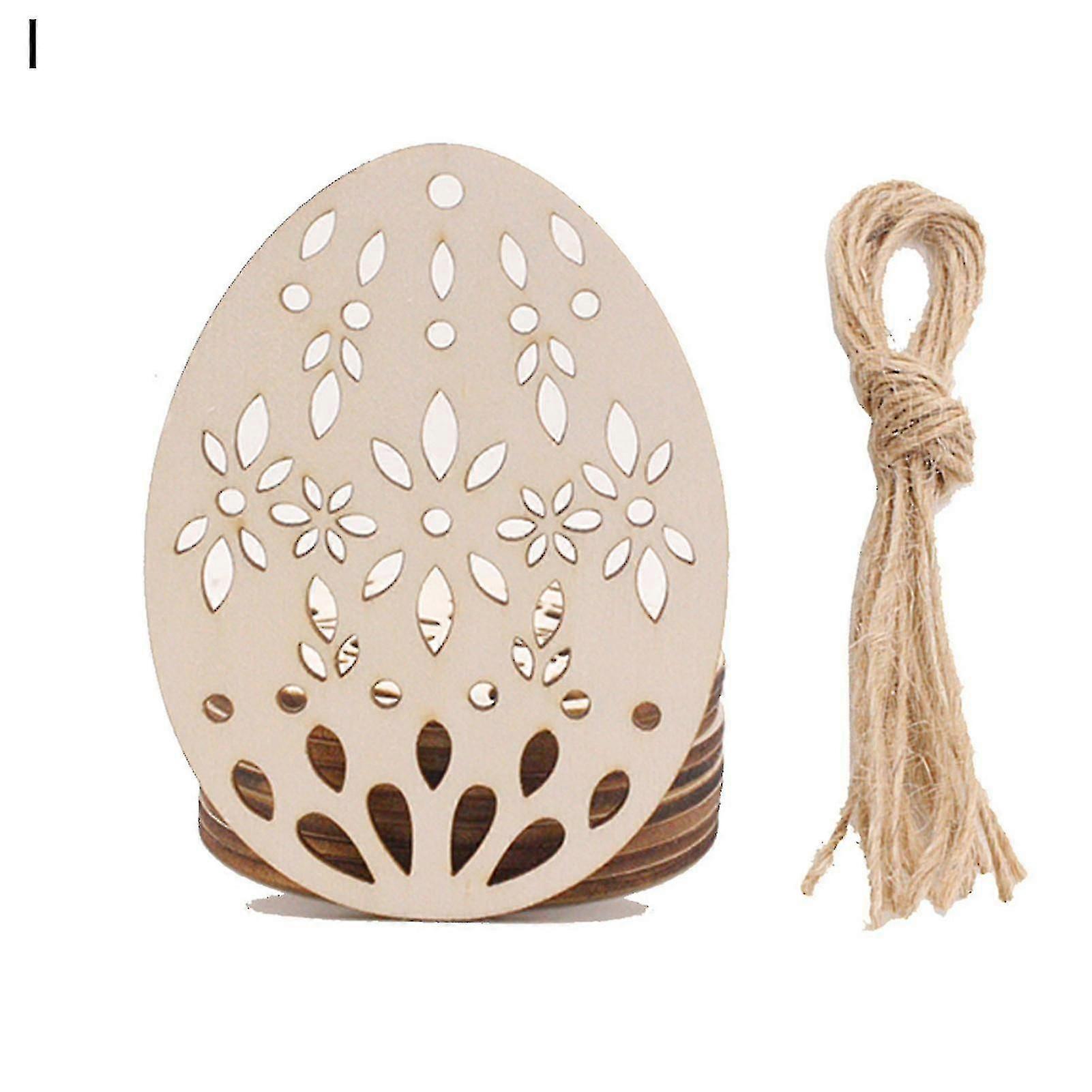1 Set Innovative Wall Pendant Anti-rust Easter Bunny Egg