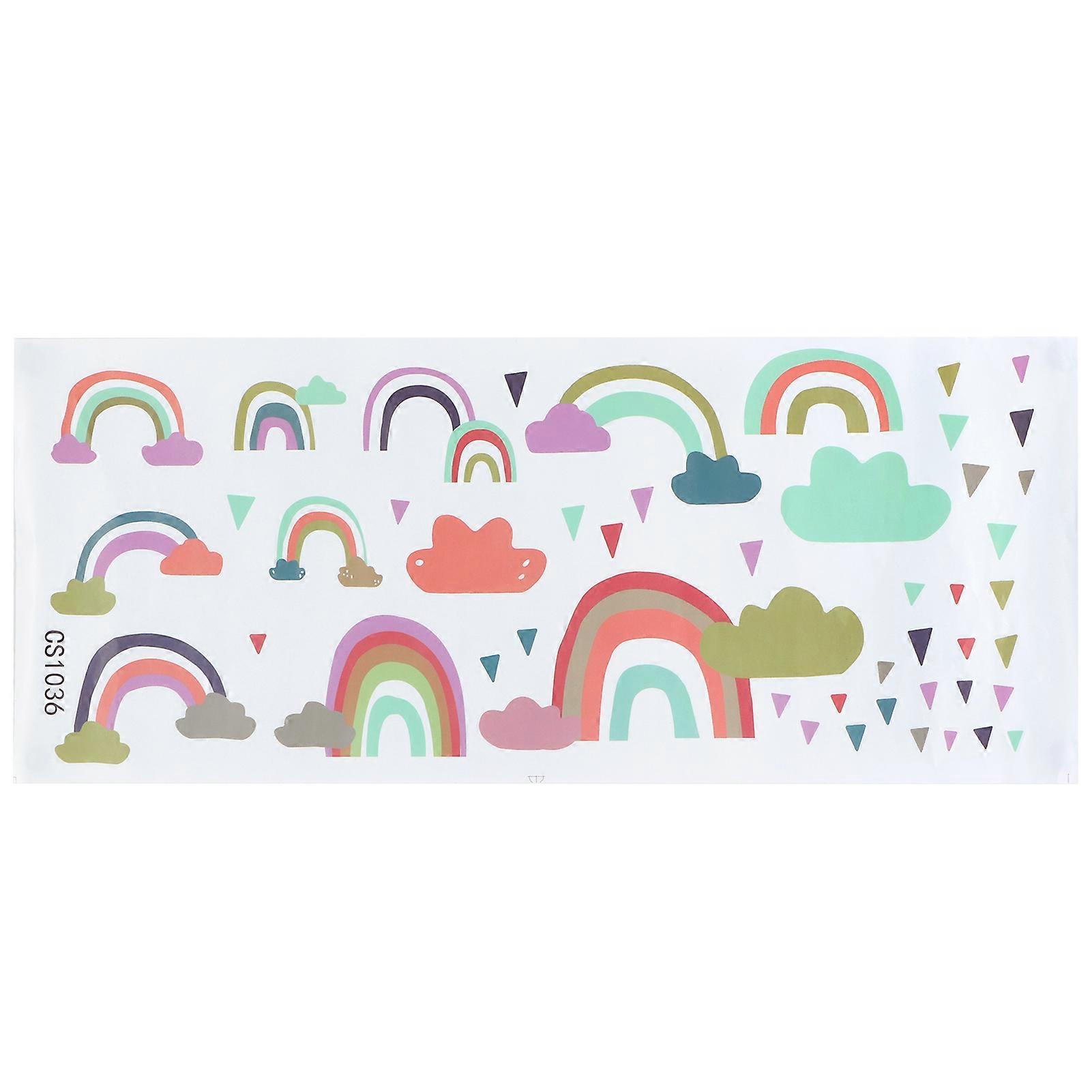 Wall Sticker Self-Adhesive Clouds Pattern Decals For Home Or Coffee Shop Decoration