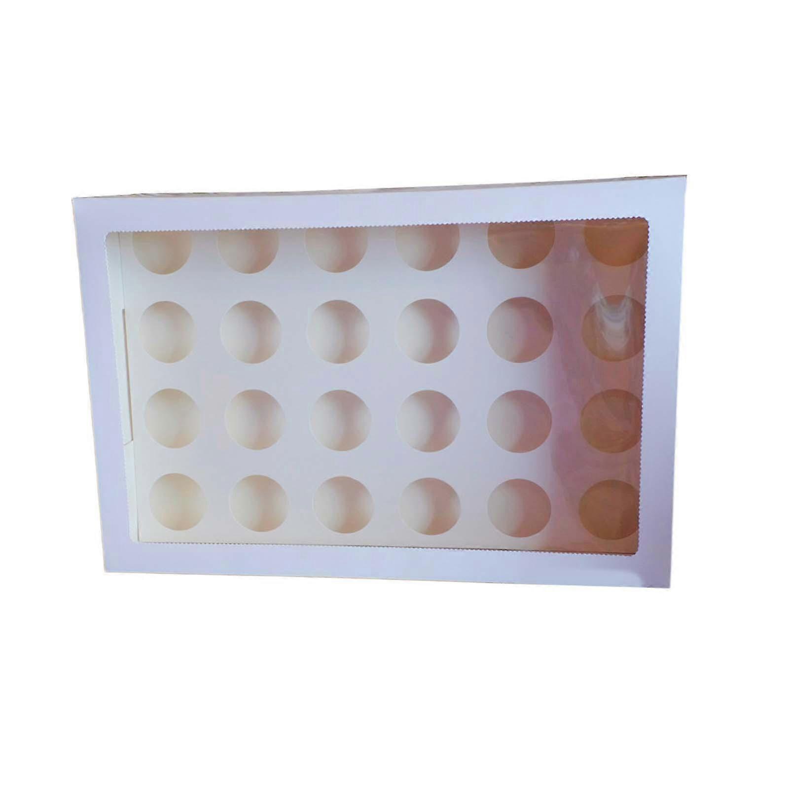 Cupcake Box Holds 24 Standard Cupcakes Cupcake Holder for Biscuits Pastries