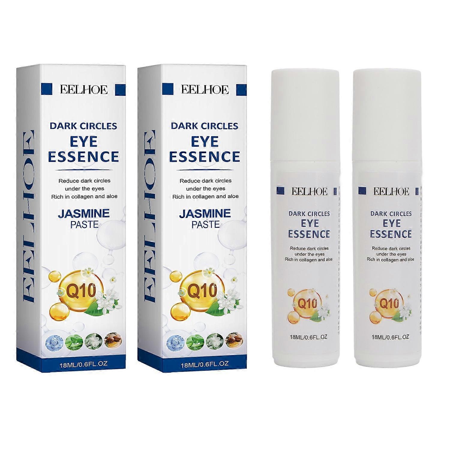 2Pcs Eye Serum 18ml Moisturizing Hydrating Pimple Reduction Wrinkle Removal Firming Eye Serum Cream
