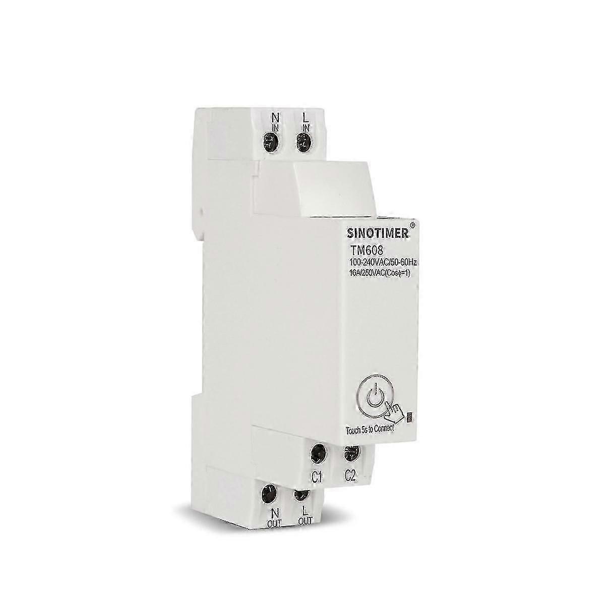 Tm608 Smart Wifi Single-phase Energy Meter Household Multifunction Rail Energy Meter 16a 100-240v