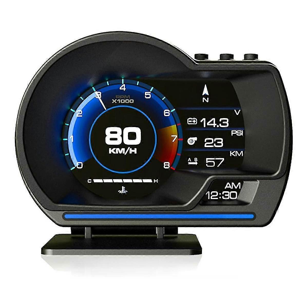 A500 Gps Hud Head-up Display Obd Speedometer Universal