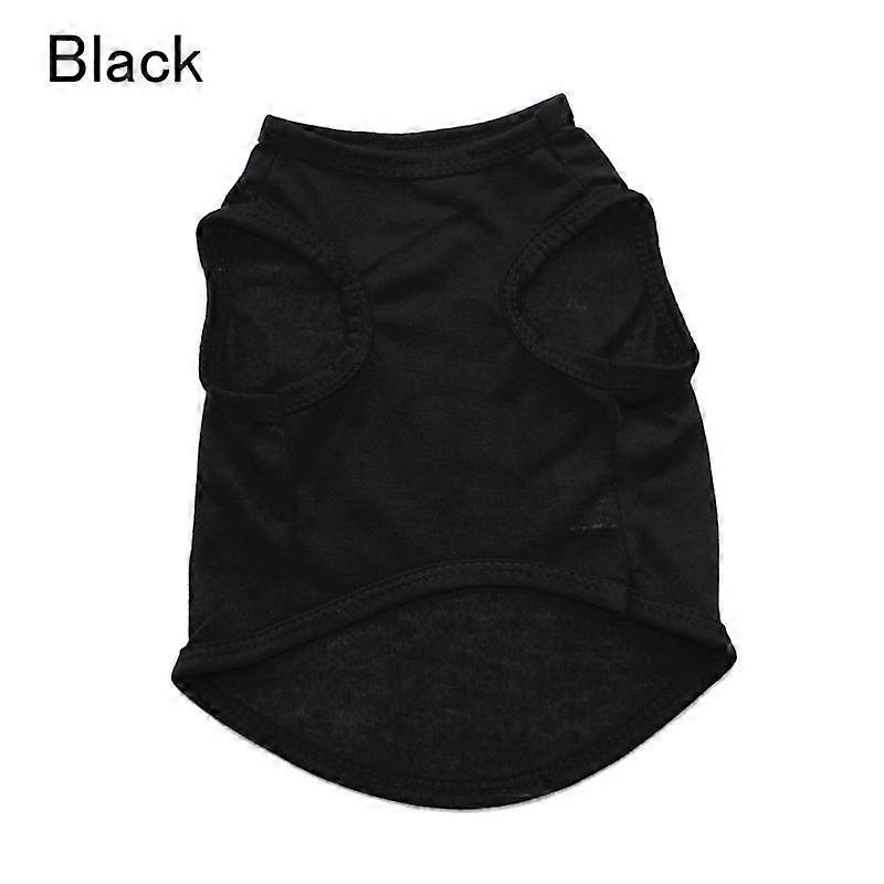 Cotton Apparel T-Shirt Dog Basic Pet Vest Summer Clothes Simple Puppy Solid Color