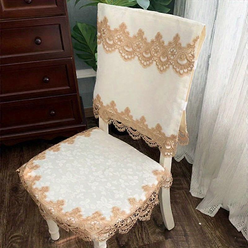 European Style Lace Nordic Cloth Chair Cover and Cushion Set: Elevate Your Home Decor with Elegance and Comfort (Tablecloth not included)