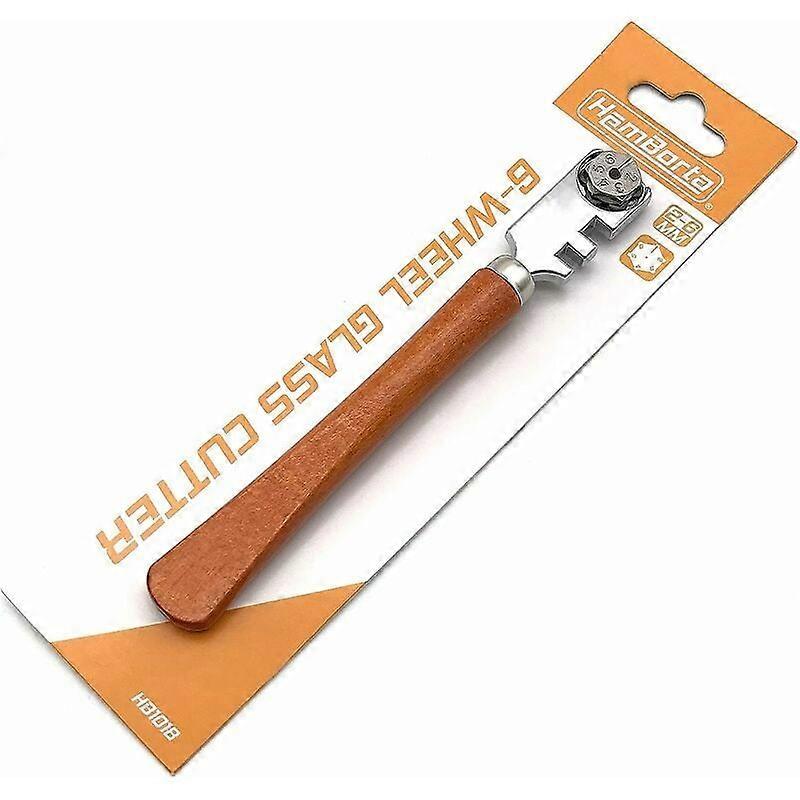 Professional Glass Cutter Craft Cutting Kit Tool For Nice Processed Smooth Cutting, Multifunctional Design With Carbide Cutter Wheel And Wooden