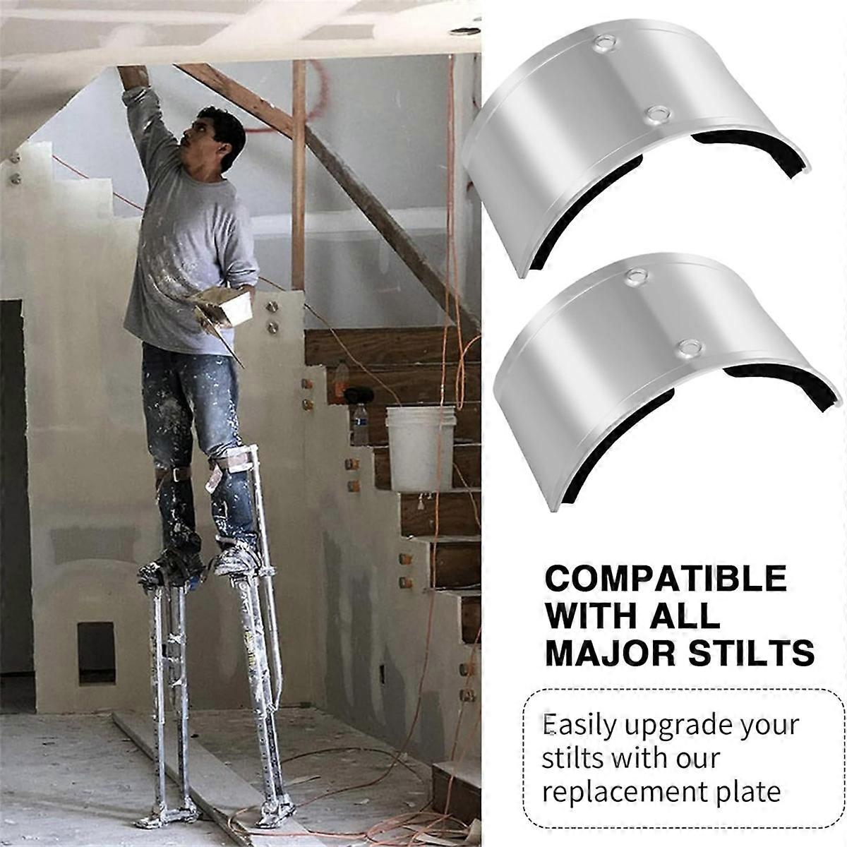 Drywall Stilt Curved Plate,Drywall Stilt Foot Rest Replacement Part