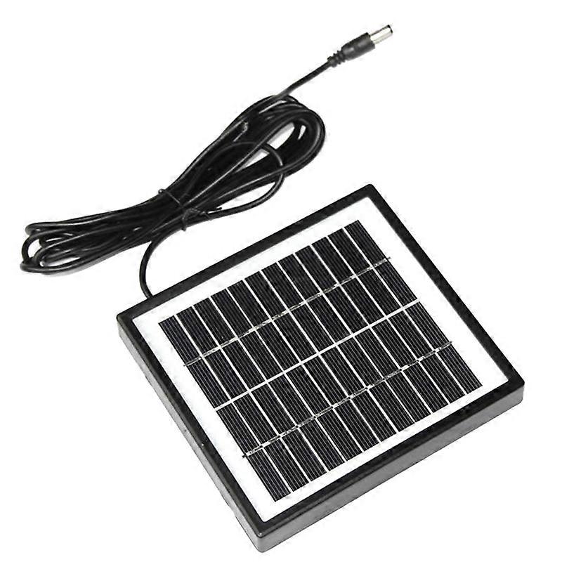 12V 2W Solar Panel Garden Light Panel DC Port for Battery Charger