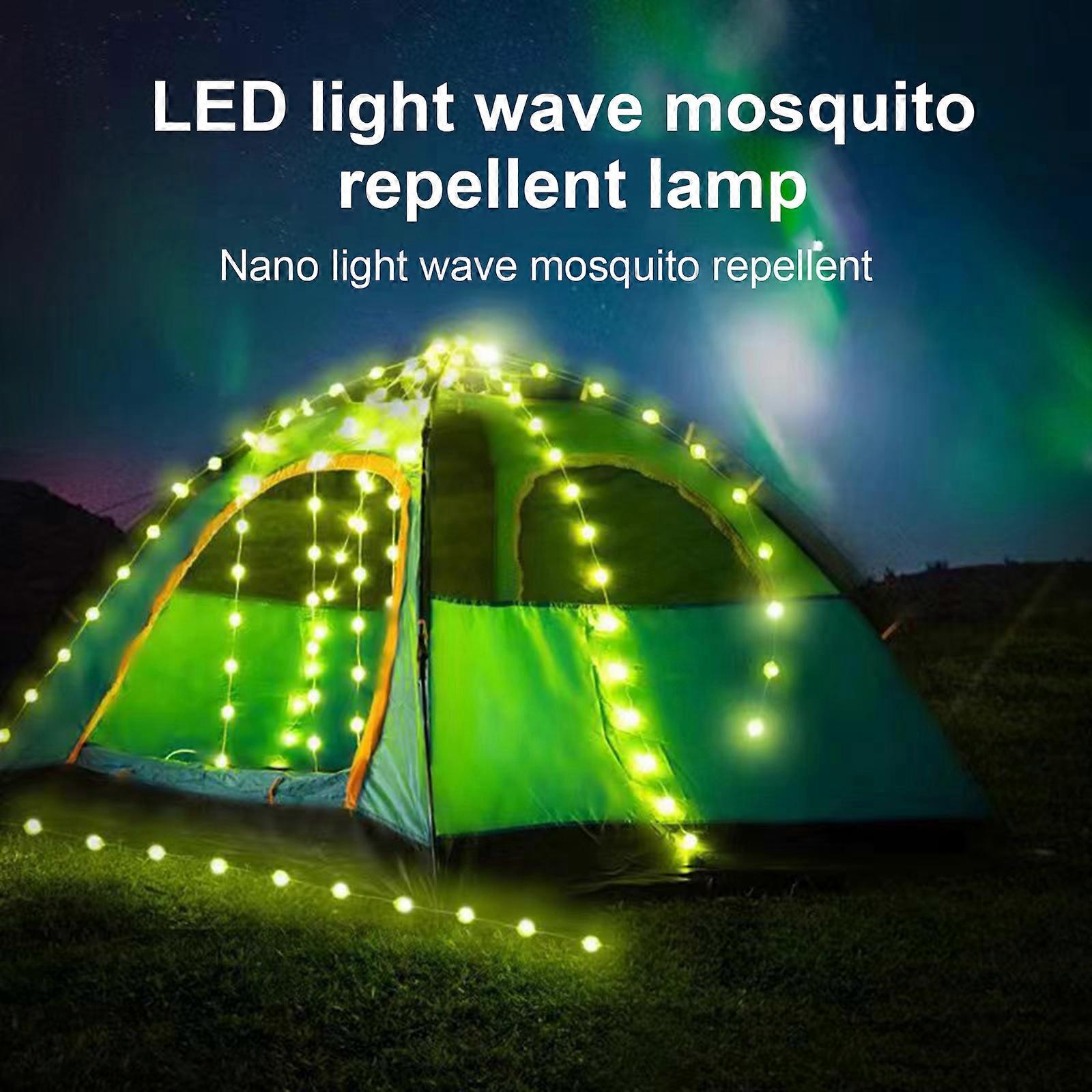LED Mosquito Repellent String Lights Outdoor Camping Fly Insect Repellent Anti Mosquito Control Lamp String